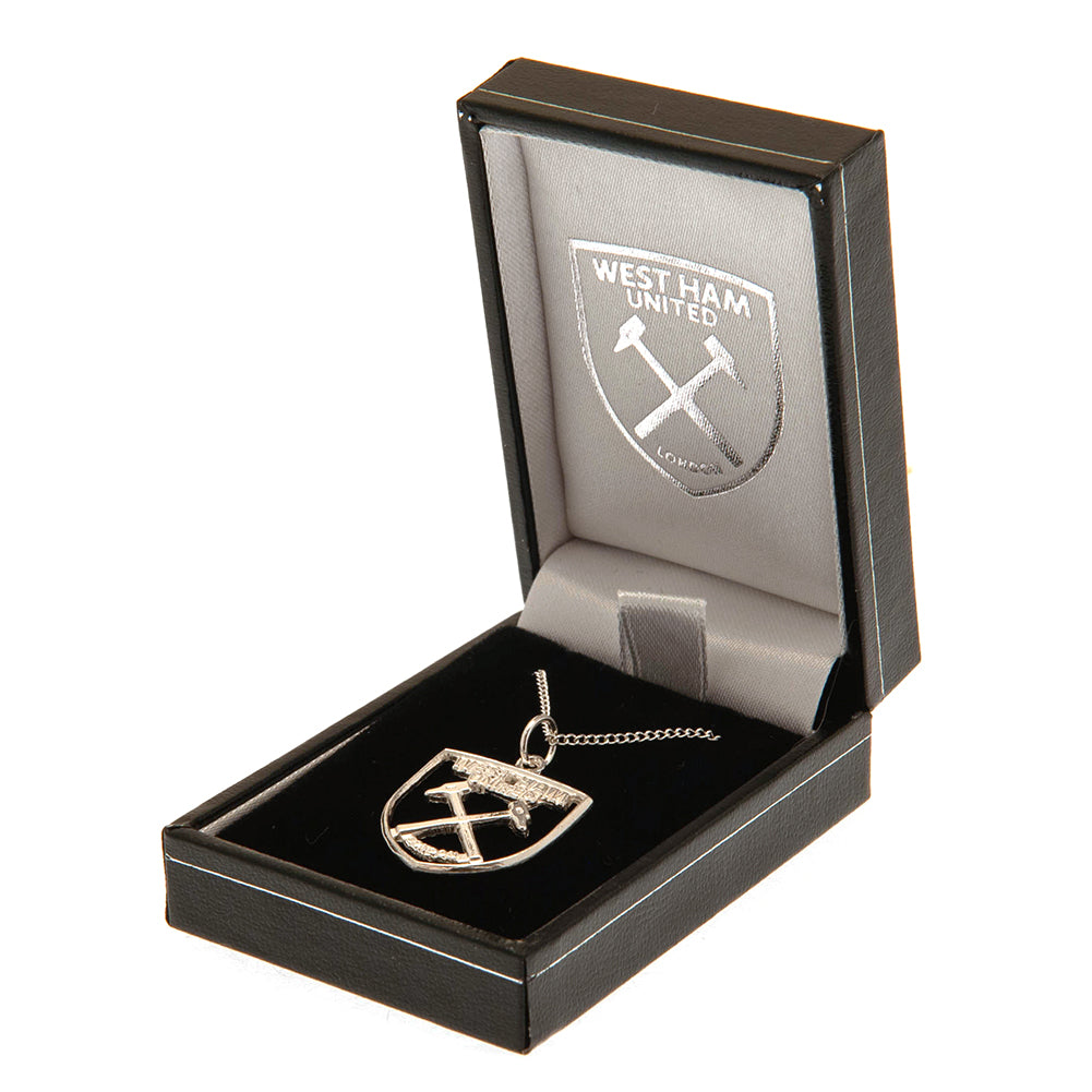 West Ham United FC Sterling Silver Pendant & Chain CR: 1 - Jewellery By West Ham United