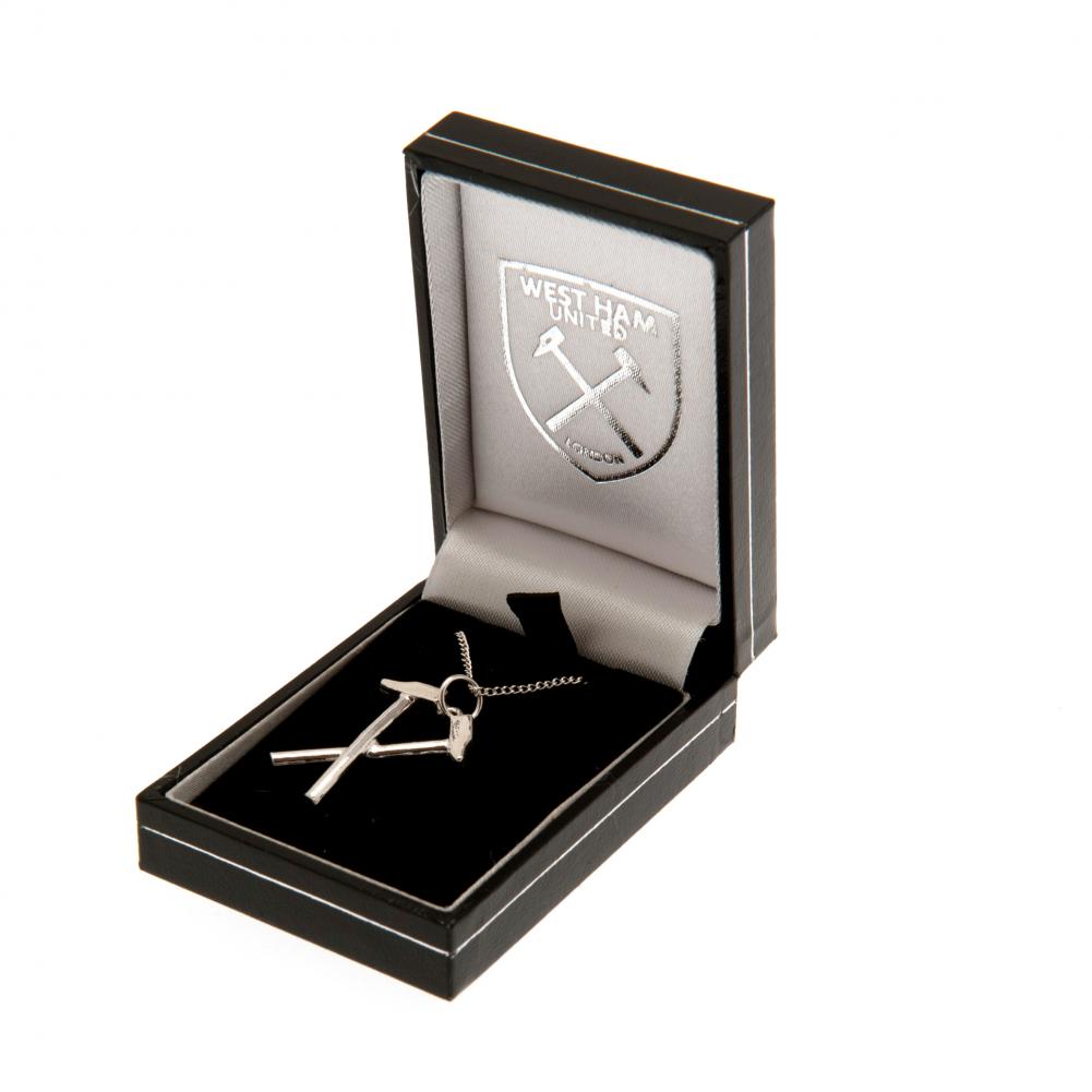 West Ham United FC Sterling Silver Pendant & Chain HM: 1 - Jewellery By West Ham United