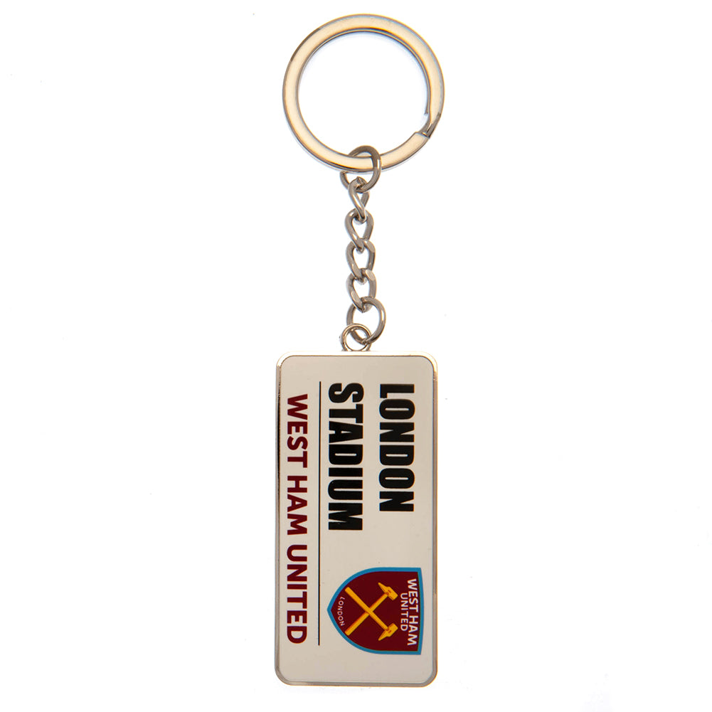 West Ham United FC Street Sign Keyring: 2 - Keyrings By West Ham United