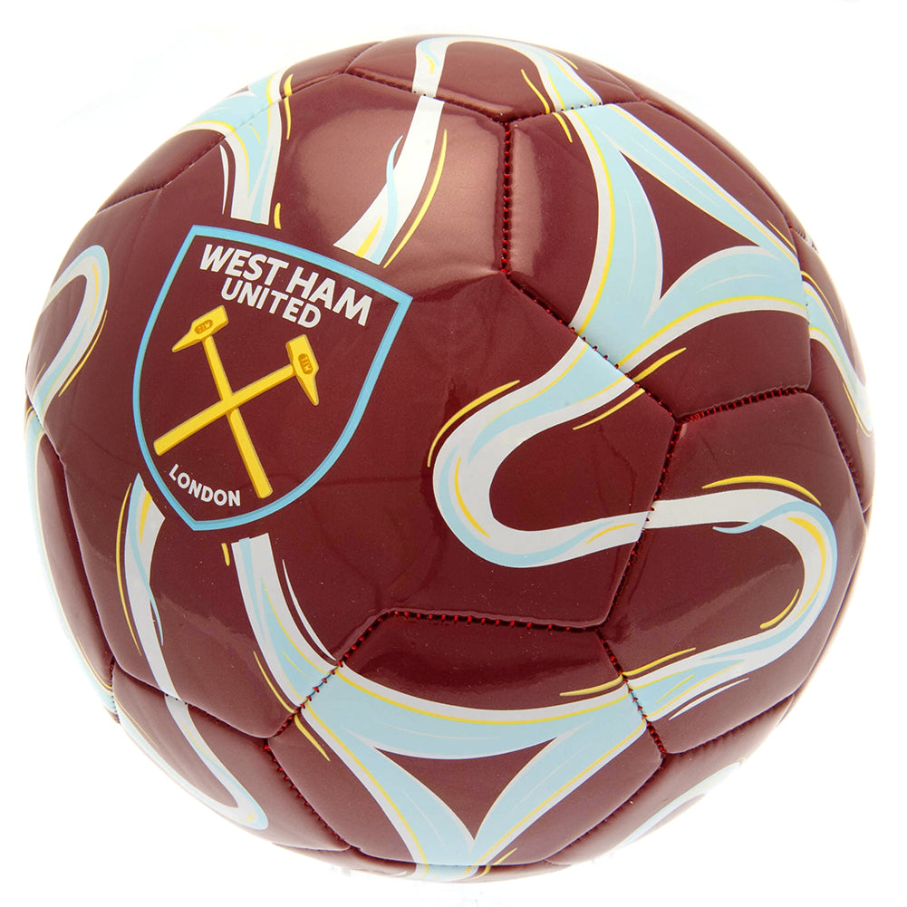 West Ham United FC Cosmos Colour Football - Shop Balls At Gift Moments - 2