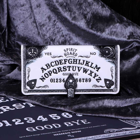 White Spirit Board Embossed Ouija Purse: 1 - Purses By NN Designs