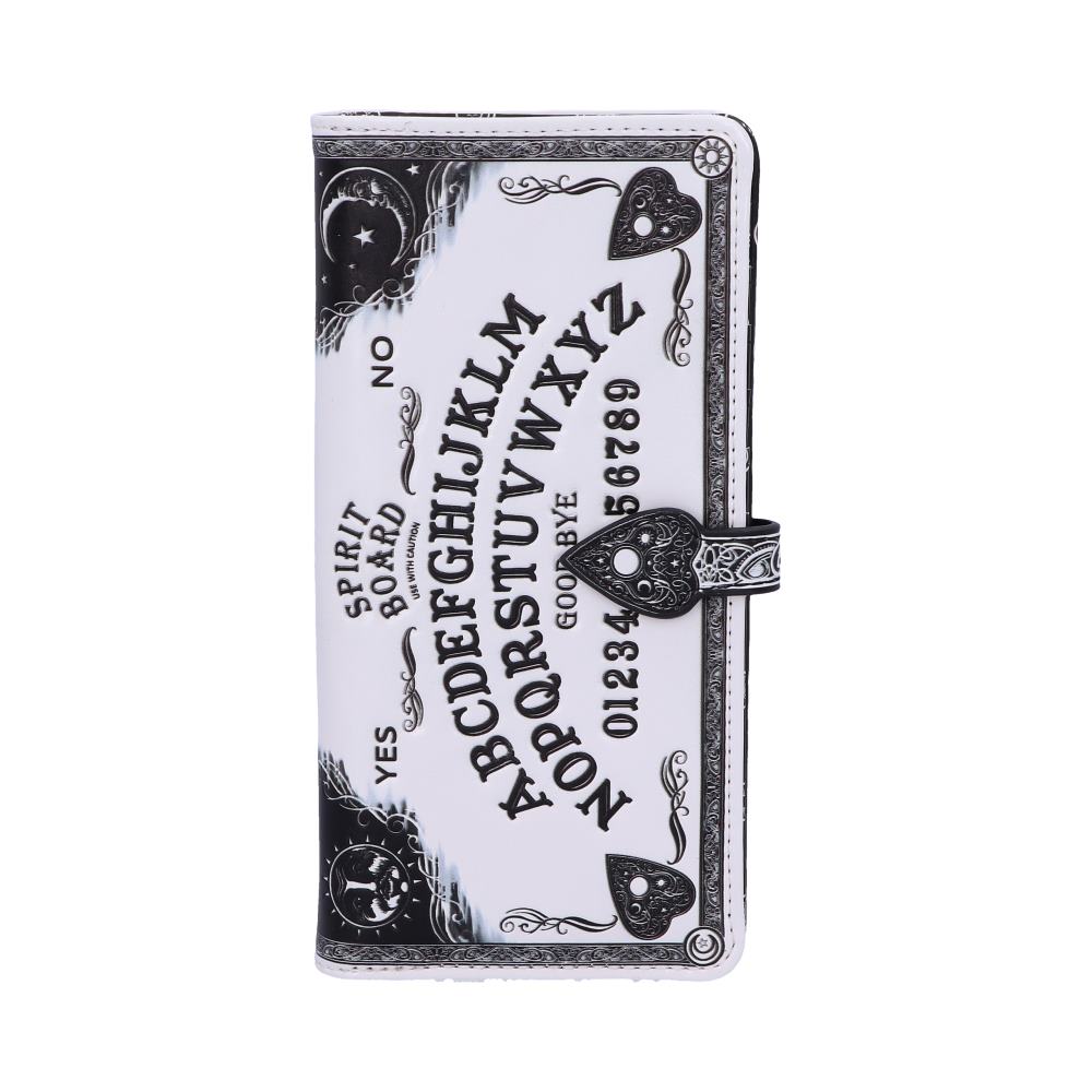 White Spirit Board Embossed Ouija Purse: 2 - Purses By NN Designs
