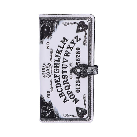 White Spirit Board Embossed Ouija Purse: 2 - Purses By NN Designs