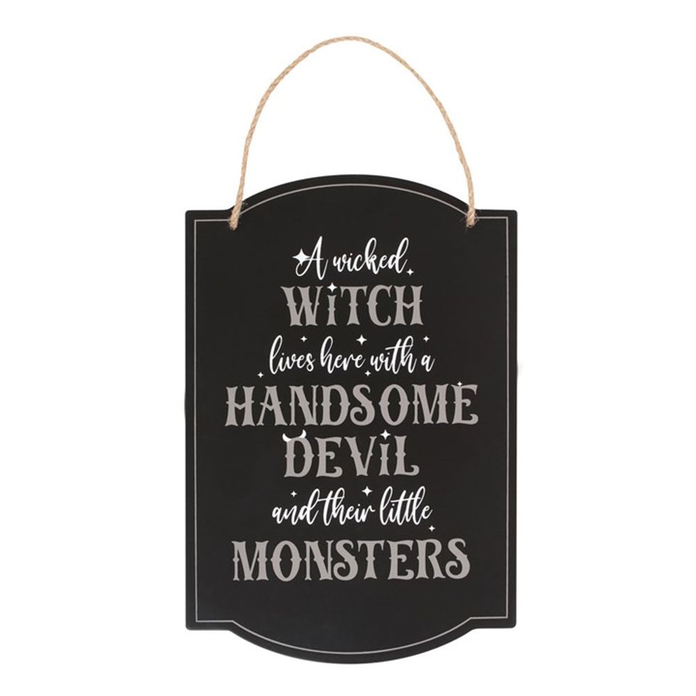 Wicked Witch Family Hanging Sign: 1 - Signs & Plaques By Gift Moments