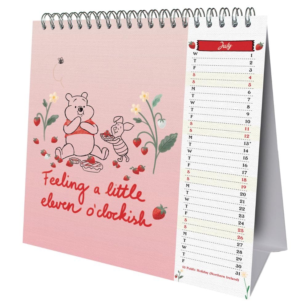 Winnie The Pooh Desktop Calendar 2026: 2 - Calendars By Winnie The Pooh