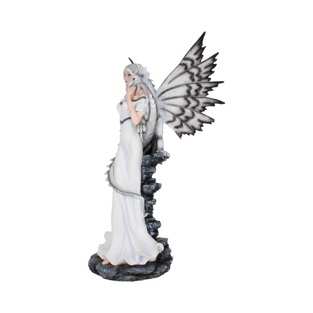Winter Fairy With Dragon Companion Vanya 54.5cm - Shop Figurines Extra Large (Over 50cm) At Gift Moments - 3