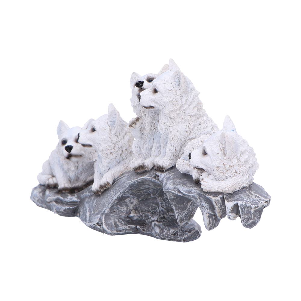 Winter Litter White Wolf Ornament: 3 - Figures & Collectables By Gift Moments
