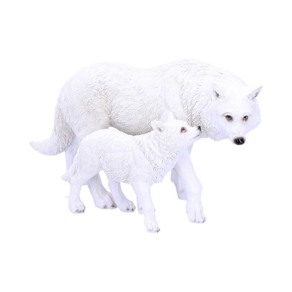 Winter Offspring Mother and Wolf Pup Ornament: 2 - Figures & Collectables By Gift Moments