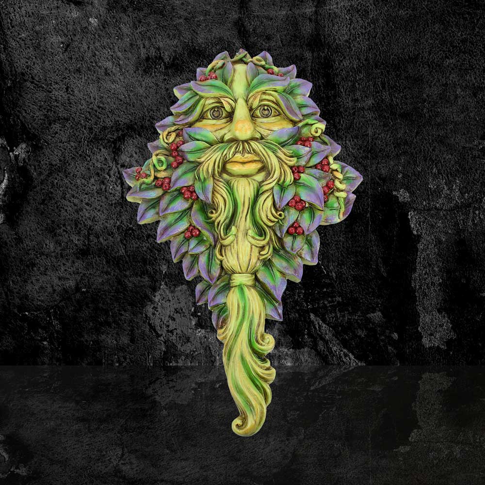Winters Watch Wall Hanging Wall Mounted Tree Spirit Green Man: 1 - Wall Hanging Sculptures By Gift Moments