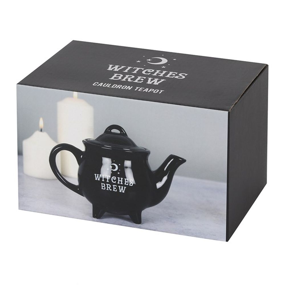 Witches Brew Black Ceramic Tea Pot: 5 - By Gift Moments