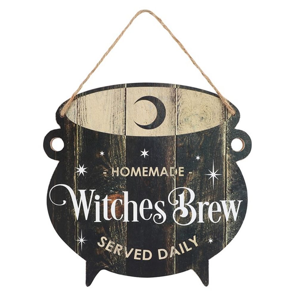 Witches Brew Cauldron Hanging Sign: 1 - Signs & Plaques By Gift Moments