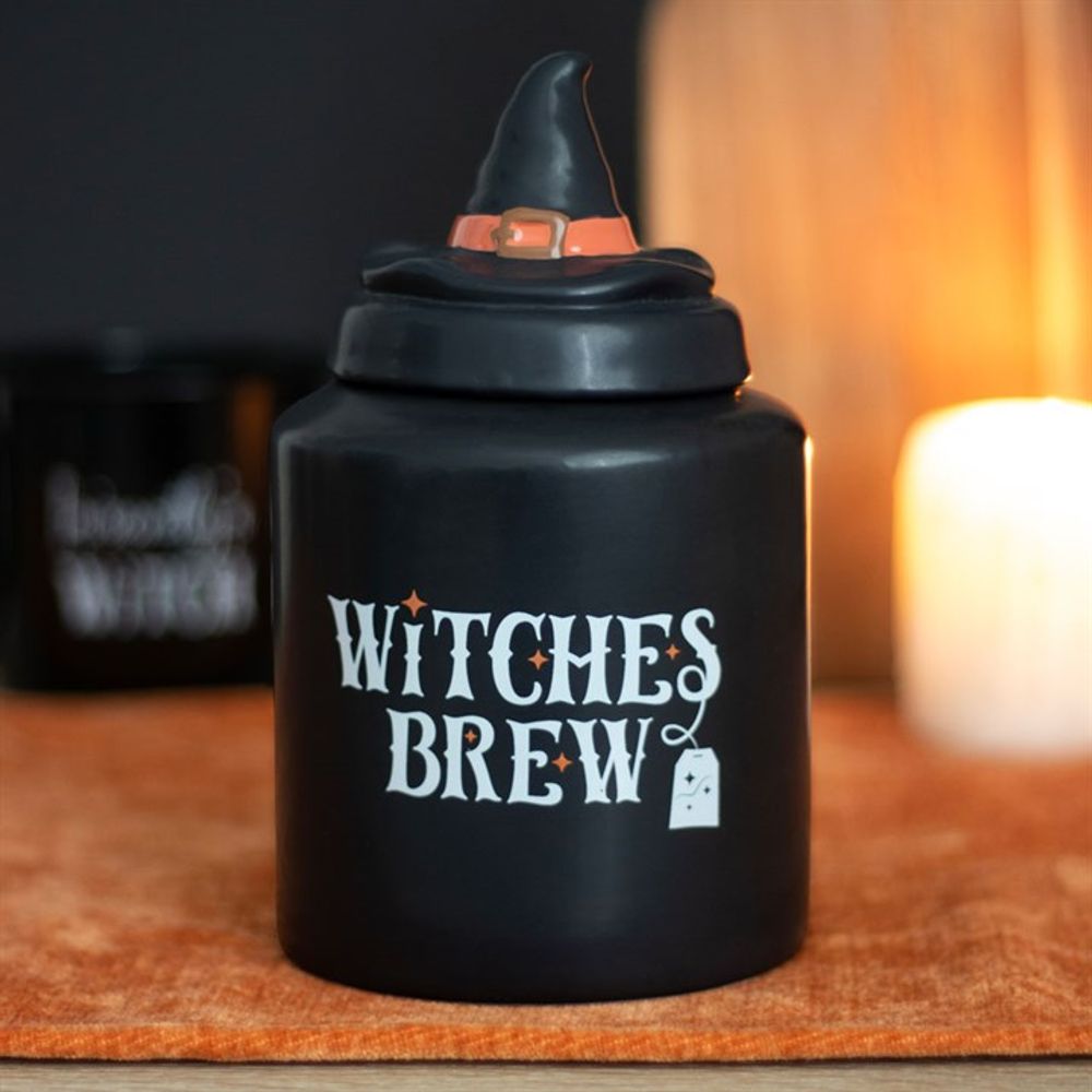 Witches Brew Ceramic Tea Canister: 1 - By Gift Moments