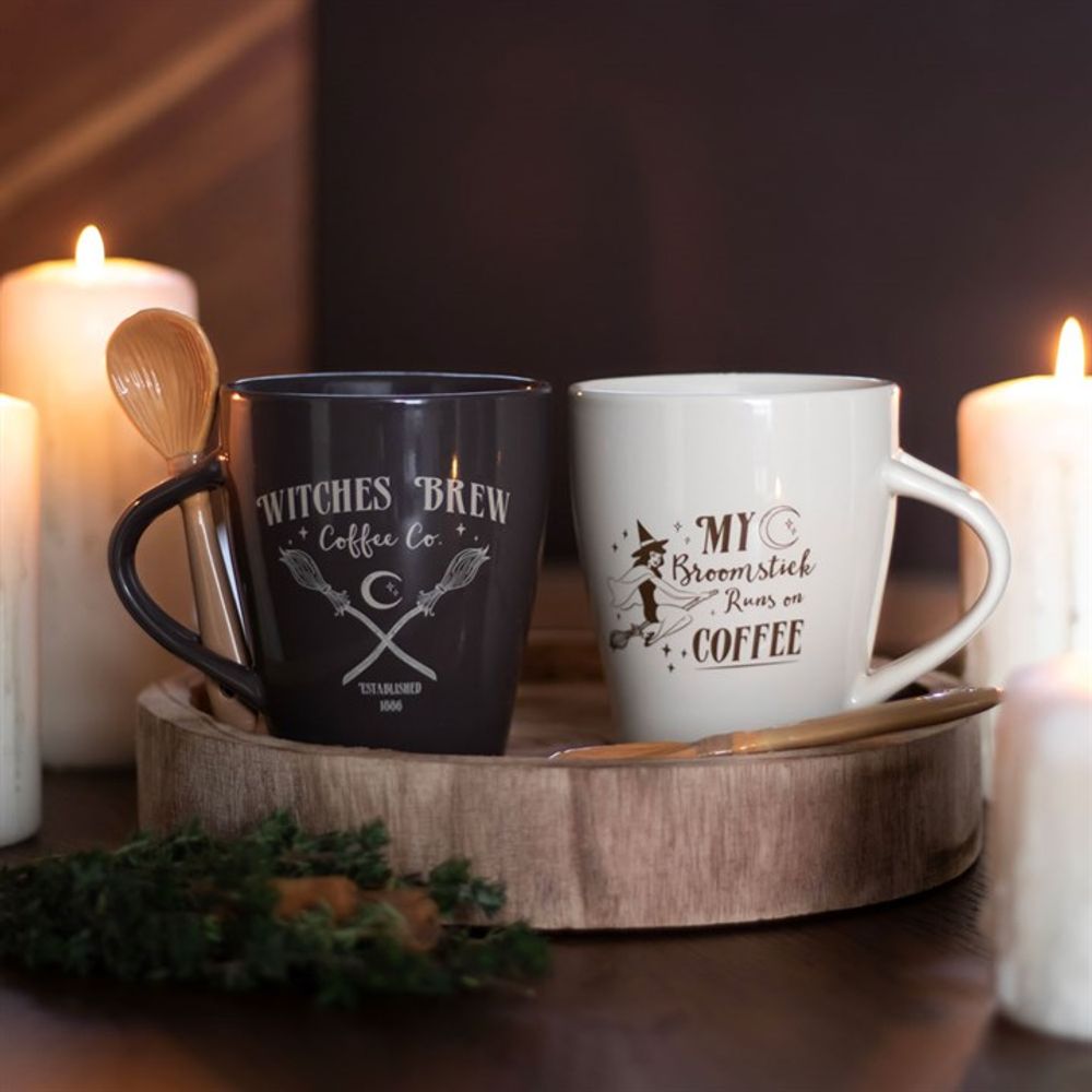 Witches Brew Coffee Co. Mug and Spoon Set: 5 - Mugs By Gift Moments