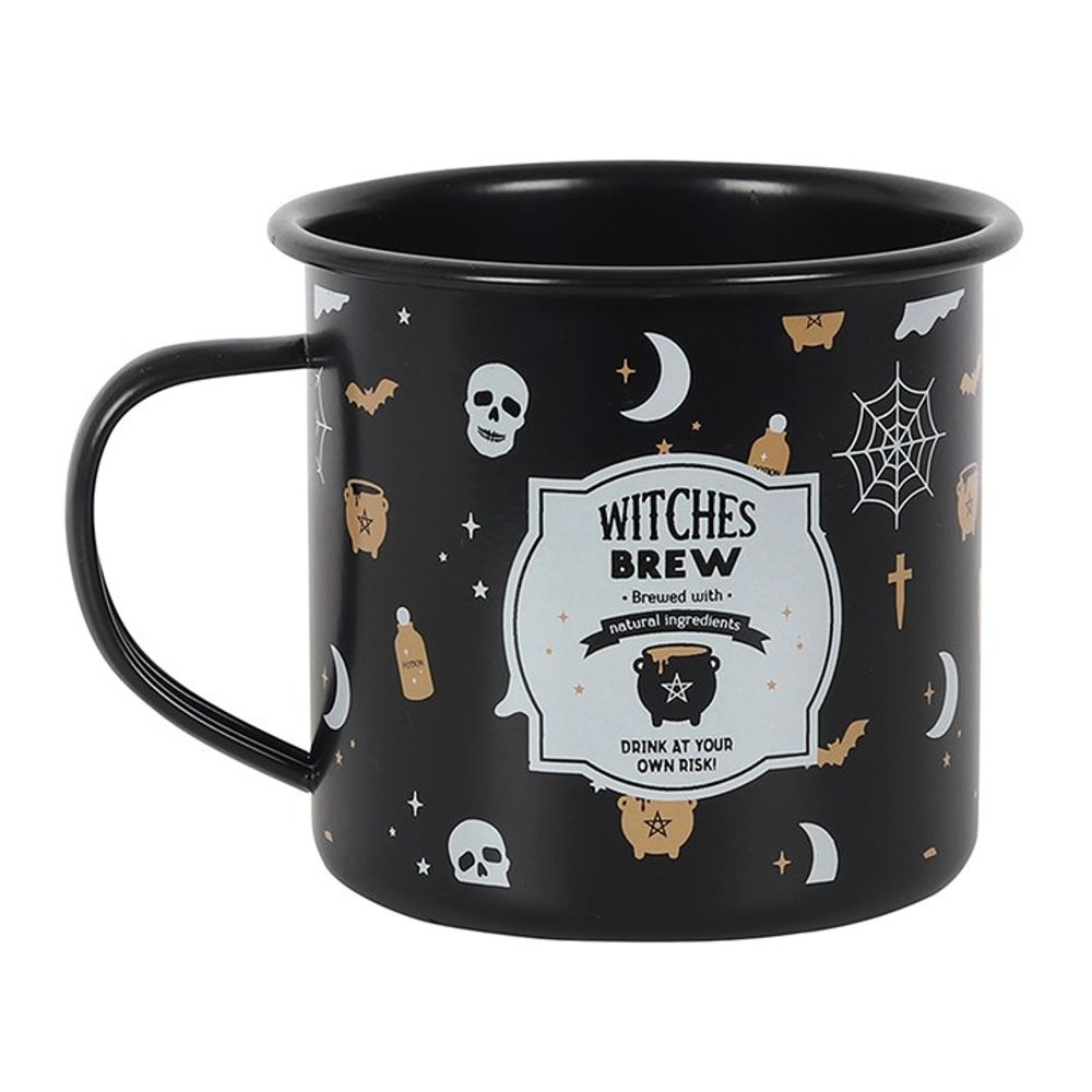 Witches Brew Enamel Mug: 1 - Mugs By Gift Moments