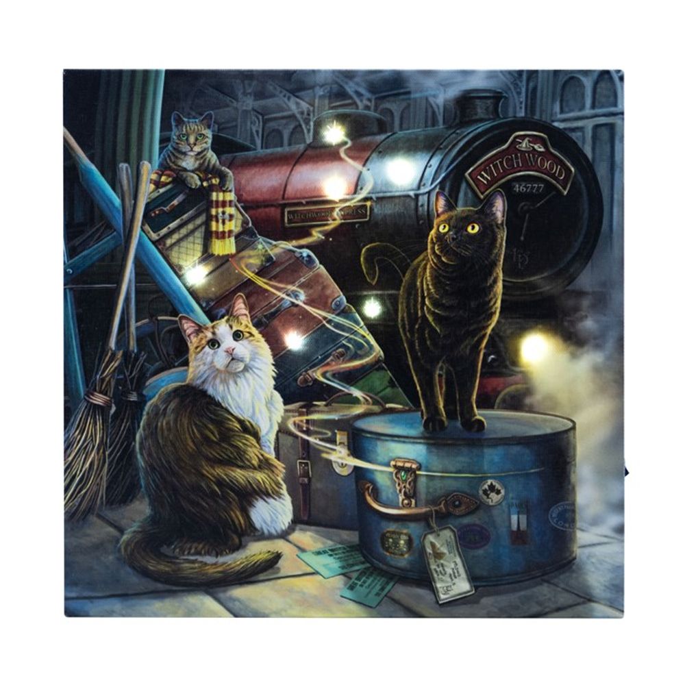 Witchwood Express Light Up Canvas Plaque by Lisa Parker: 1 - Wall Art By Gift Moments