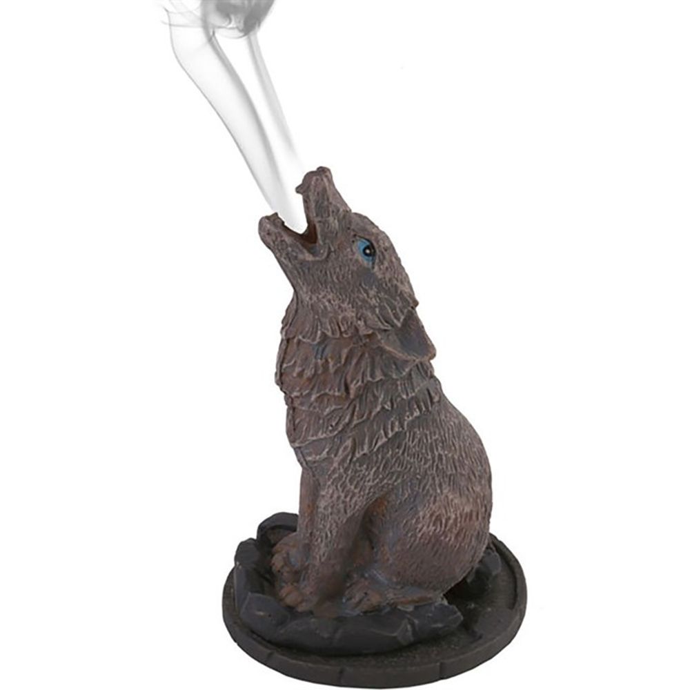 Wolf Incense Cone Holder by Lisa Parker: 1 - Incense Holders By Gift Moments