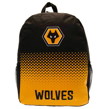 Wolverhampton Wanderers FC Fade Backpack: 1 - Bags By Wolverhampton Wanderers