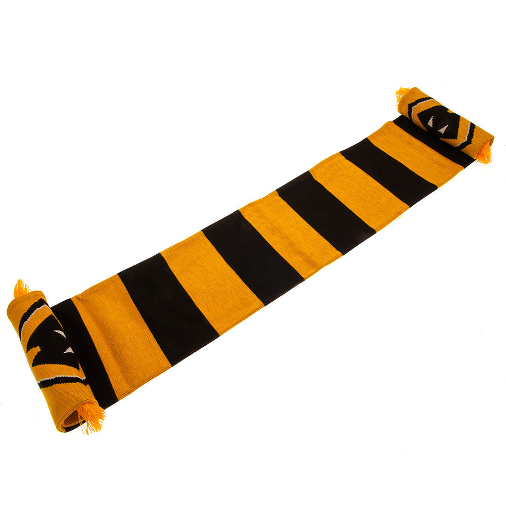 Wolverhampton Wanderers FC Bar Scarf - Shop Scarves At Gift Moments - 1