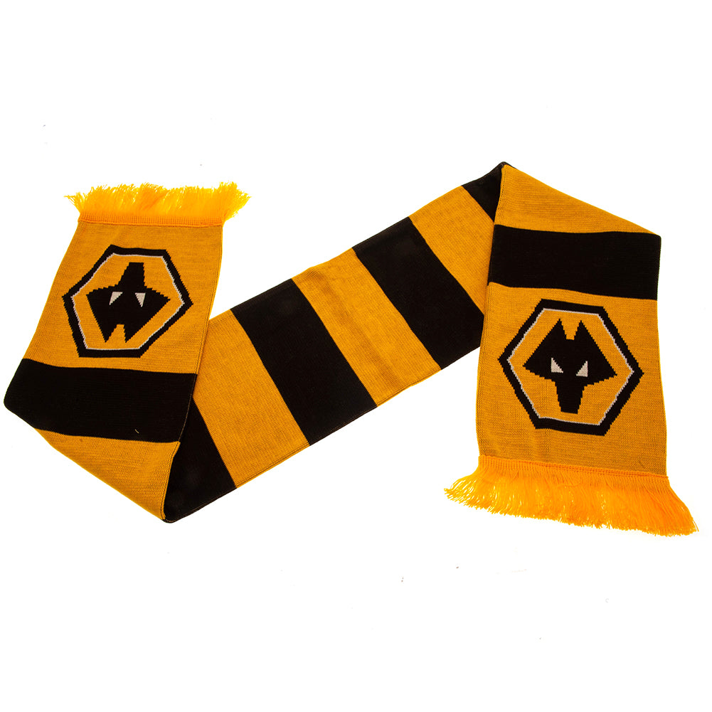 Wolverhampton Wanderers FC Bar Scarf - Shop Scarves At Gift Moments - 2