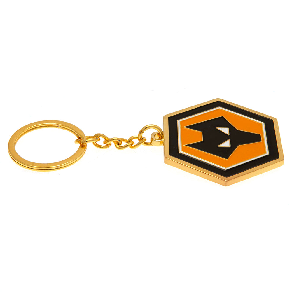 Wolverhampton Wanderers FC Crest Keyring - Shop Keyrings At Gift Moments - 2