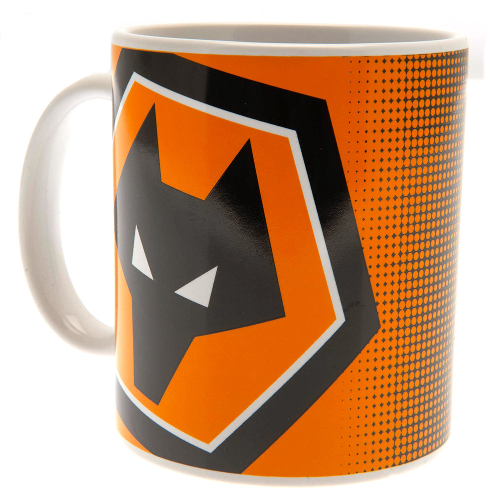 Wolverhampton Wanderers FC Halftone Mug: 1 - Mugs By Wolverhampton Wanderers