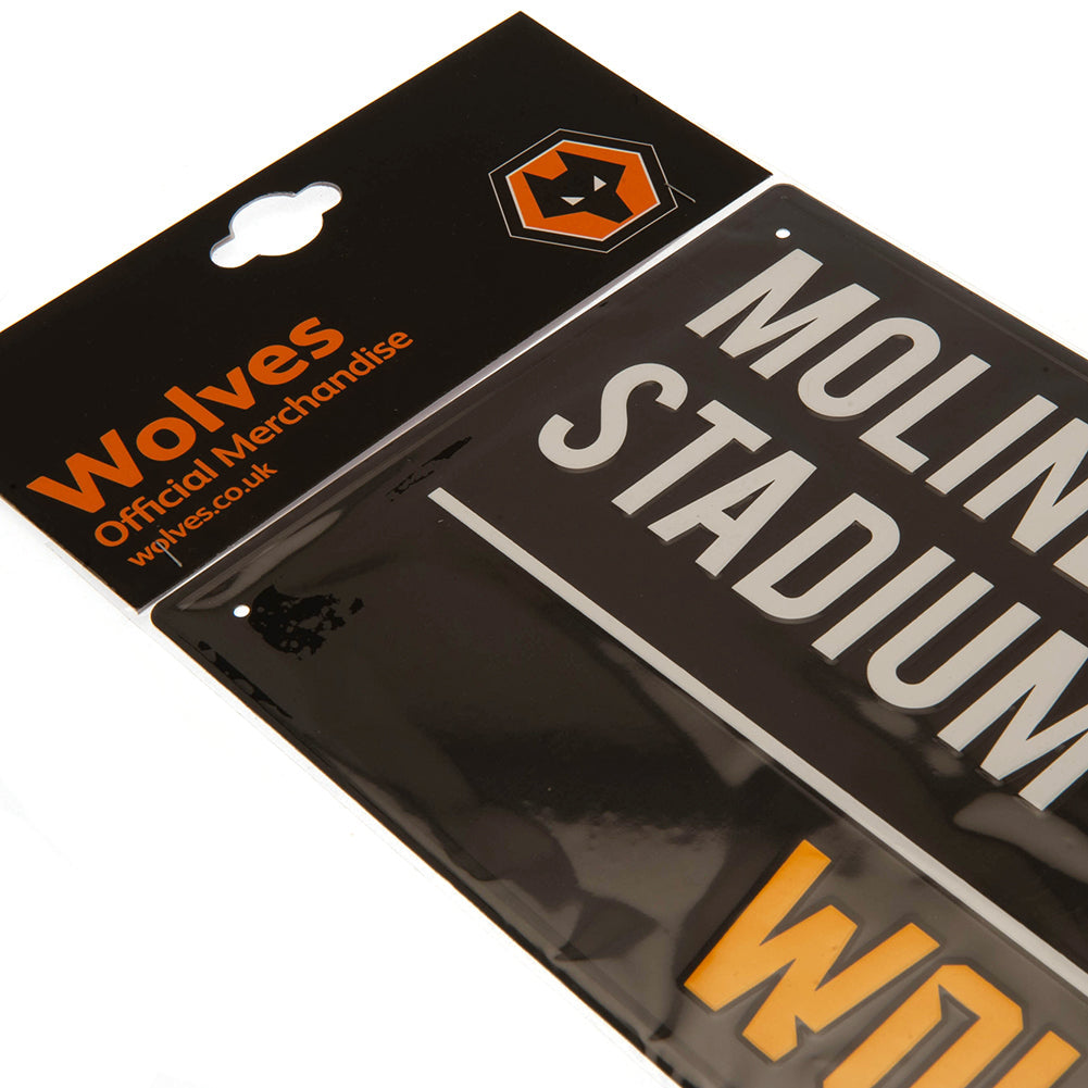 Wolverhampton Wanderers FC Colour Street Sign - Shop Signs & Plaques At Gift Moments - 4