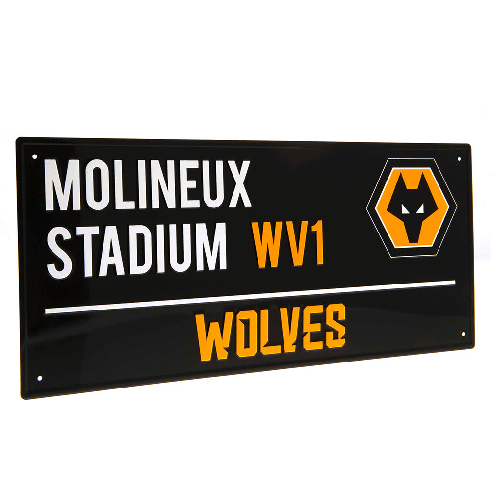 Wolverhampton Wanderers FC Colour Street Sign - Shop Signs & Plaques At Gift Moments - 1