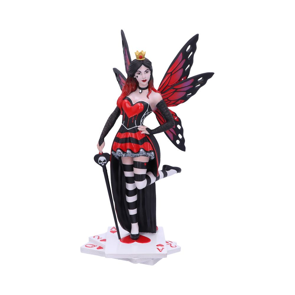 Wonderland Fairies Queen of Hearts Red Card Figurine: 2 - Figures & Collectables By NN Designs