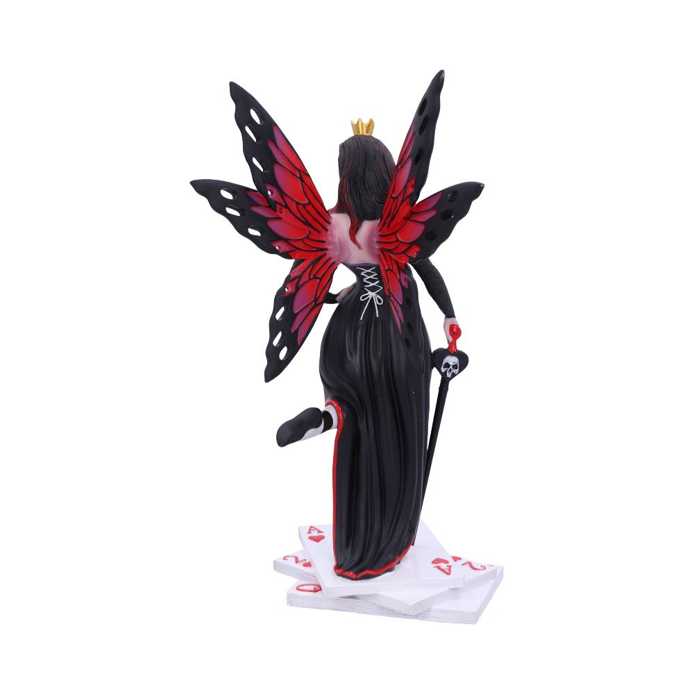Wonderland Fairies Queen of Hearts Red Card Figurine: 5 - Figures & Collectables By NN Designs