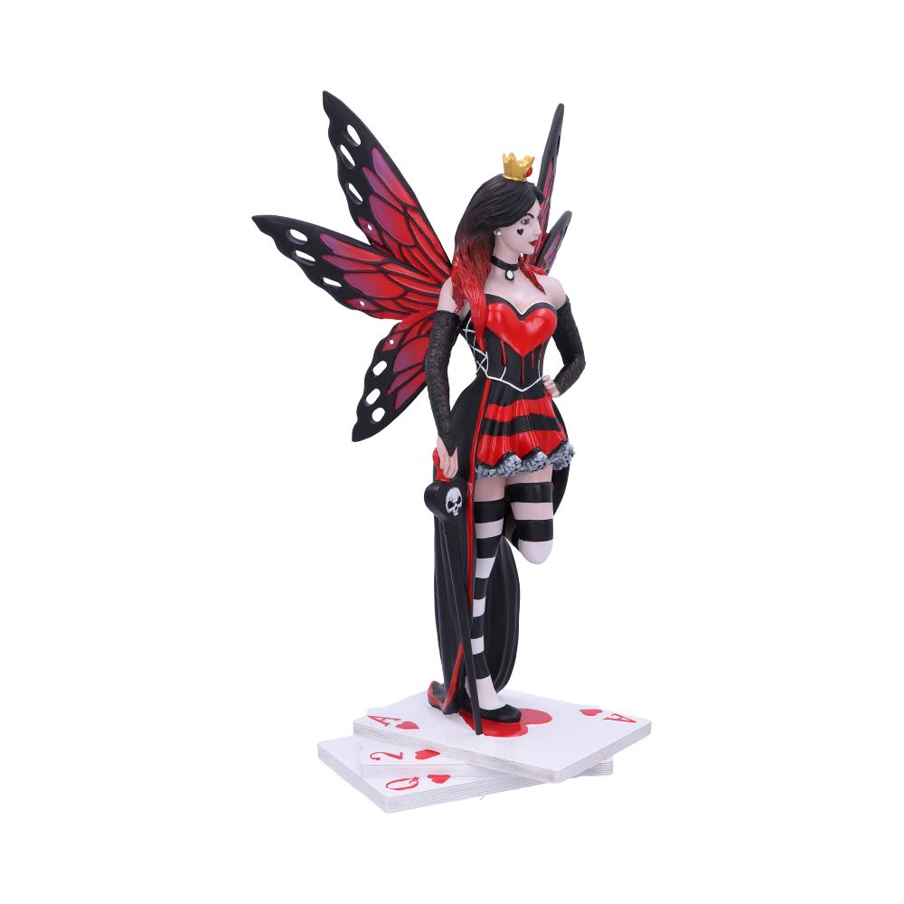 Wonderland Fairies Queen of Hearts Red Card Figurine: 4 - Figures & Collectables By NN Designs