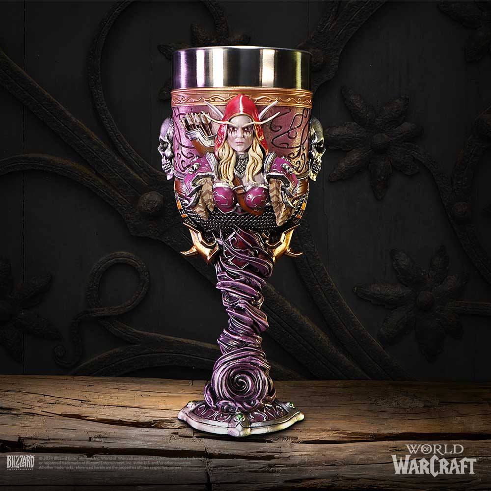 World of Warcraft Sylvanas Windrunner Collectible Goblet - Shop Goblets & Chalices At Gift Moments - 1