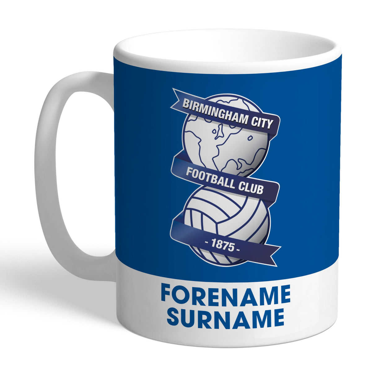 Personalised Birmingham City FC Bold Crest Mug