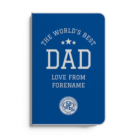 Personalised Queens Park Rangers FC World's Best Dad A5 Notebook