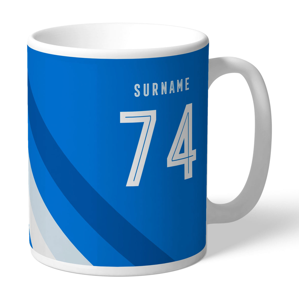 Personalised Huddersfield Town FC Stripe Mug