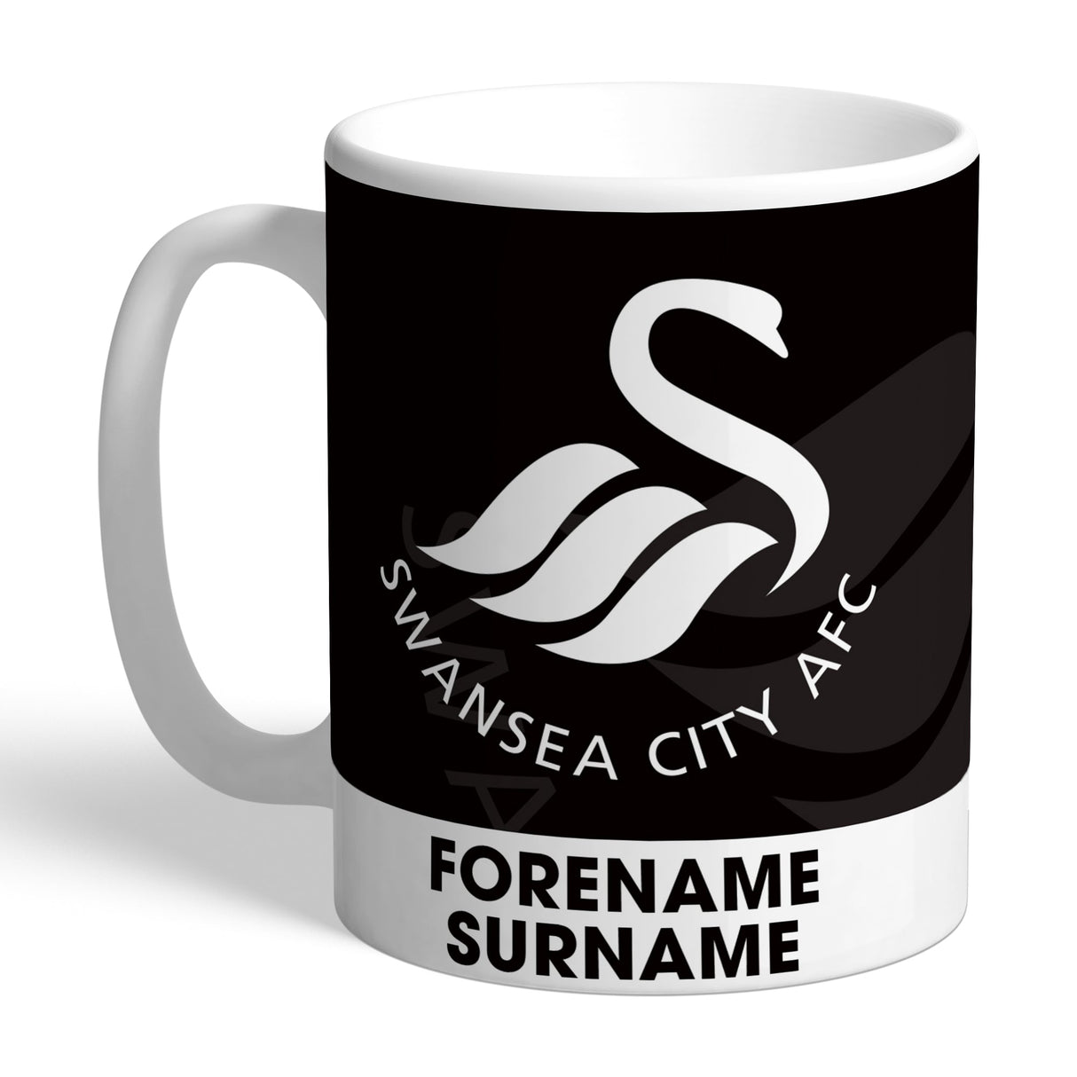 Personalised Swansea City AFC Bold Crest Mug