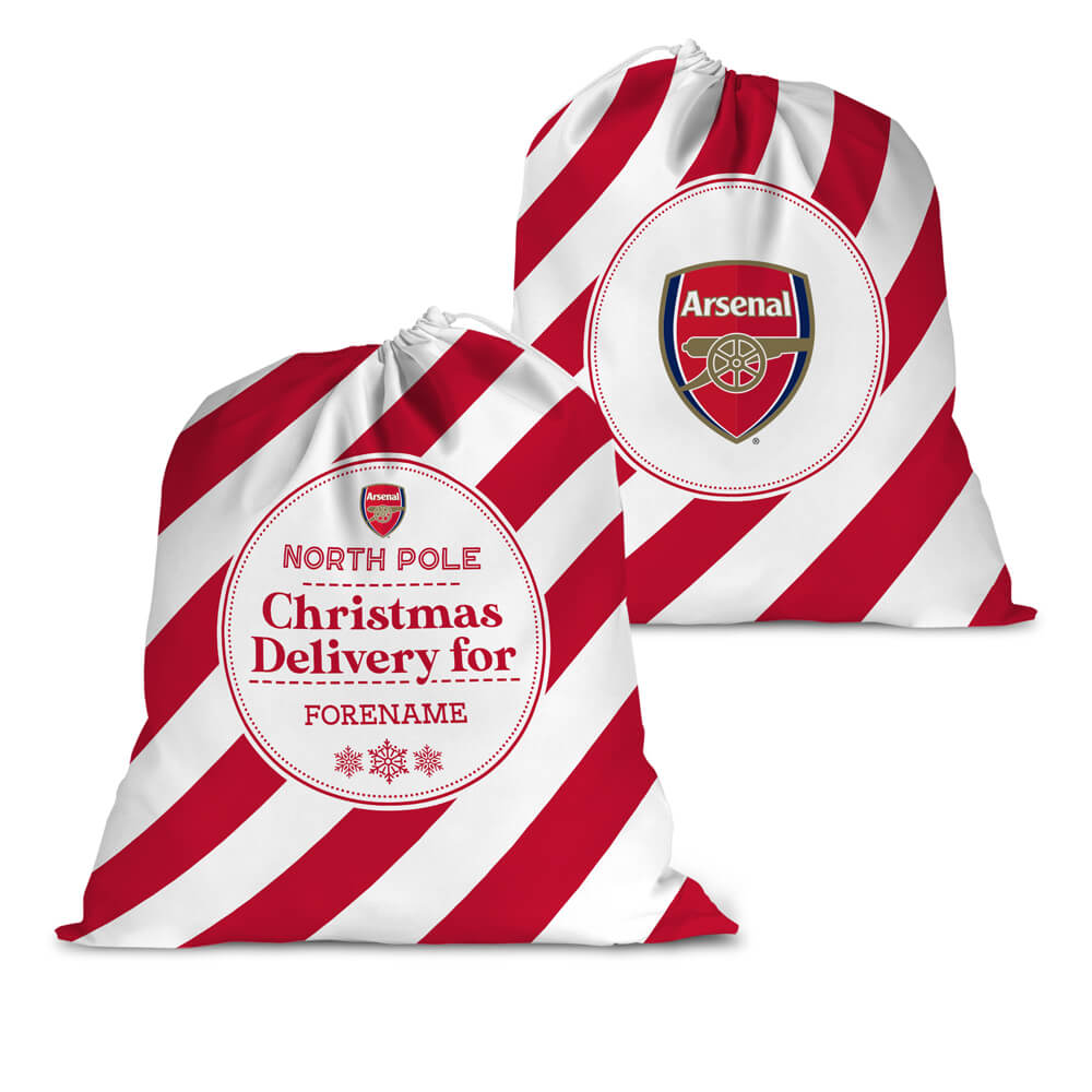 Personalised Arsenal FC Christmas Delivery Santa Sack