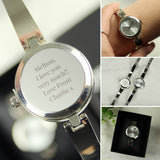 Silver Ladies Watch With Slider Clasp - Gift Moments