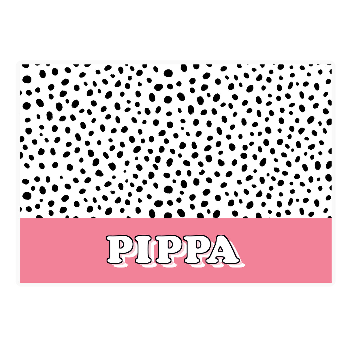 Pink Spots Dog Placemat - Gift Moments