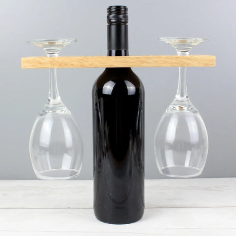 Personalised 'Initials' Wine Glass & Bottle Butler - Gift Moments