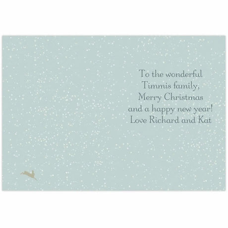 Personalised A Winter's Night Christmas Card - Gift Moments