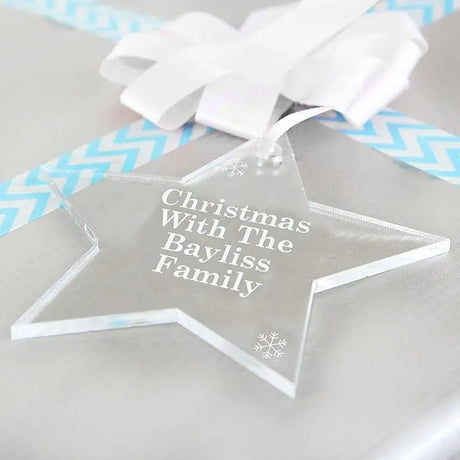 Acrylic Star Decoration - Gift Moments