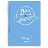 Personalised Baked With Love Recipes Notebook - Gift Moments