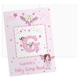 Personalised Childrens Pink Fairy Scrapbook - Gift Moments
