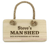 Personalised Man Shed Wooden Sign - Gift Moments