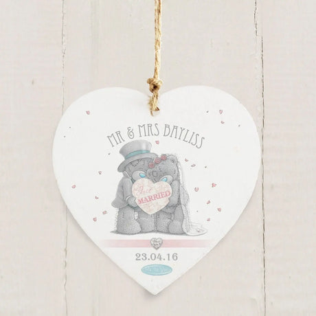 Personalised Me To You Just Married Decoration - Gift Moments