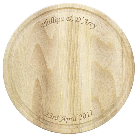 Personalised Round Chopping Board - Gift Moments