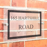Personalised Slate Effect Acrylic House Sign - Gift Moments