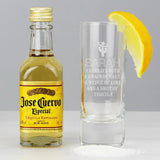 Personalised Tequila Shot Glass and Miniature - Gift Moments