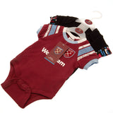 West Ham United FC 2 Pack Bodysuit 6-9 Mths ST