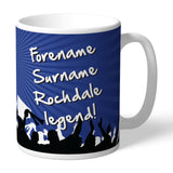 Personalised Rochdale AFC Legend Mug